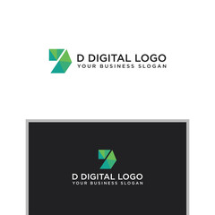 LETTER D DIGITAL LOGO DESIGN