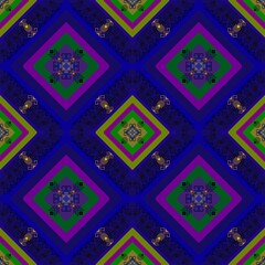 Abstract ethnic geometric traditional seamless pattern design 