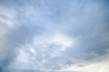 blue sky with white clouds