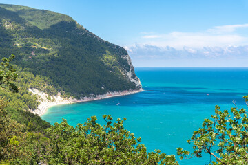 Obraz premium Marche Region. Conero seascape, Sirolo, Italy