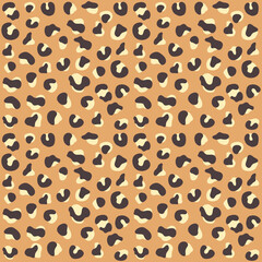 Seamless pattern with animal skin texture Leopard Cheetah Jaguar