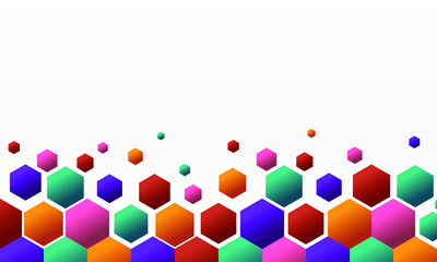Abstract Geometric Shape Hexagon Background