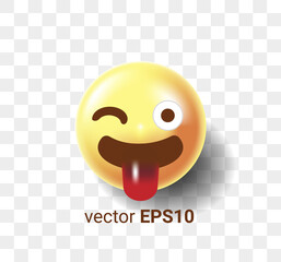 3d emoticon illustration vector drawing