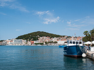 Fototapeta na wymiar Fishing boat in Split Croatia