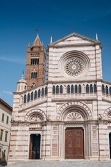 Fototapeta na wymiar Cathedral of Saint Lawrence, (Duomo di San Lorenzo) in Grosseto, Tuscany