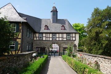 Fototapeta na wymiar Torhaus Burg Runkel