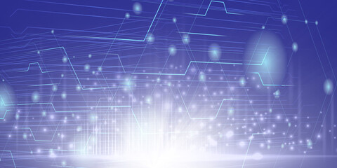 3D Futuristic abstract background. Motion graphic for abstract data center, server, internet, speed.