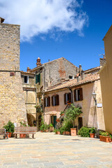 beautiful medieval house in picturesque tuscan village of Capalbio