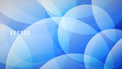 Abstract Colorful gradation with geometric shape background, big blue bokeh on blue background , Modern background design for presentation, illustration Vector EPS 10