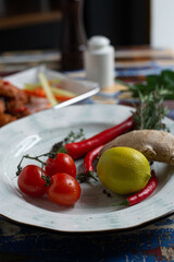 tomatoes and olives
