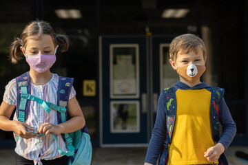 Back to school with masks