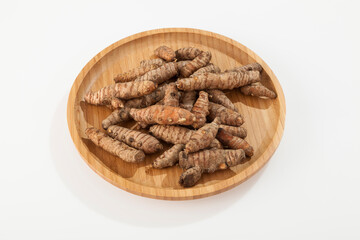Organic Turmeric Roots - Curcuma Longa; Healthy Food.