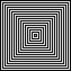 black and white squares. Optical illusion