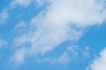 Beautiful clouds in daylight with blue sky.