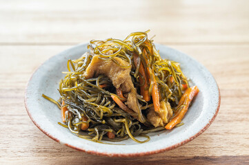 盆料理　きざみ昆布の煮物