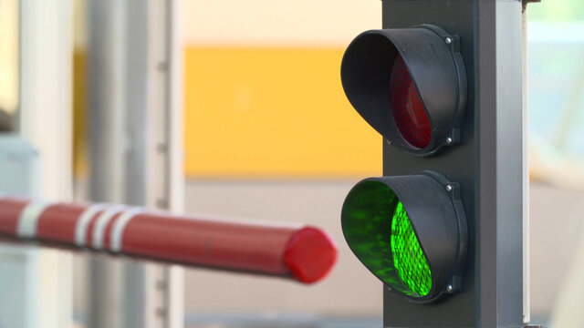 Automatic Barrier Gate , Security system for building and car entrance vehicle barrier