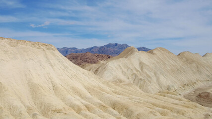 Death Valley Aerial Twenty Mule Team Canyon, California