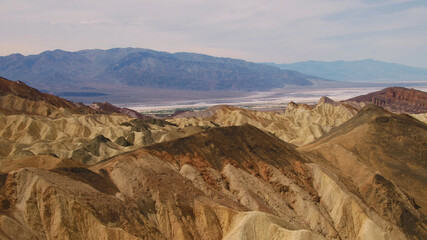 Death Valley Aerial Twenty Mule Team Canyon, California