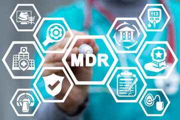 Concept of MDR Medical Device Regulation.