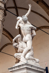 Rape of the Sabine Women by Gianbologna in Florence