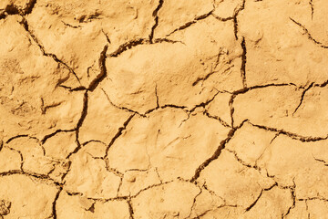 Dried cracked earth soil ground texture background