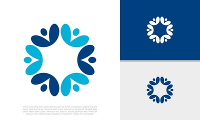 Human Resources Consulting Company, Global Community Logo	