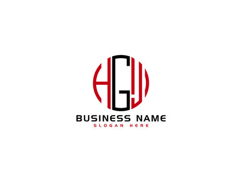 Creative HGJ Logo Letter Vector Image Design For Your Business