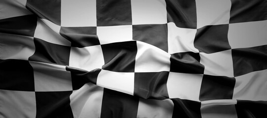 Checkered racing flag
