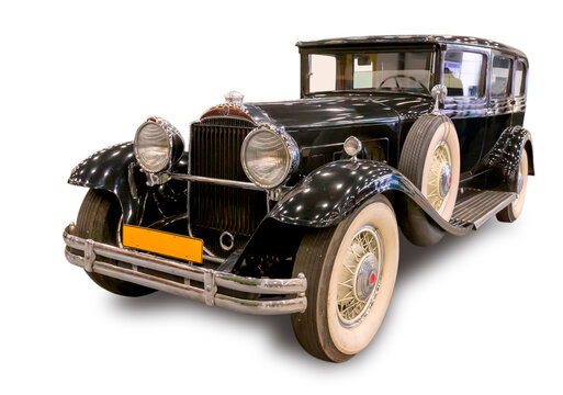 American classic Packard Eight 1932. White background.