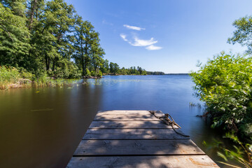 Helgasj Lake Nearby Sweden During