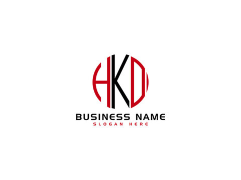 Creative HKO Logo Letter Vector Image Design For Your Business