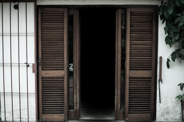 Fototapeta premium old wooden door