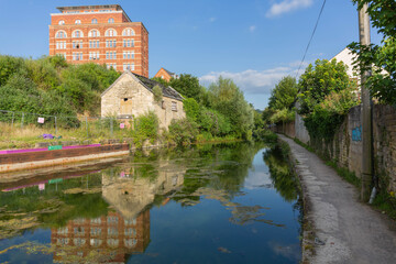 Stroud canals in Cotswolds
