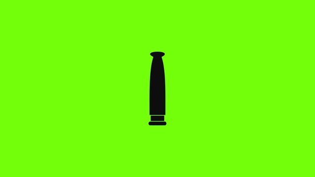 Rechargable vape battery icon animation