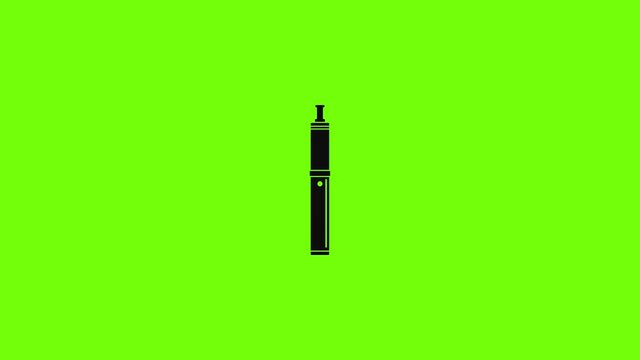 Steel vape pen icon animation