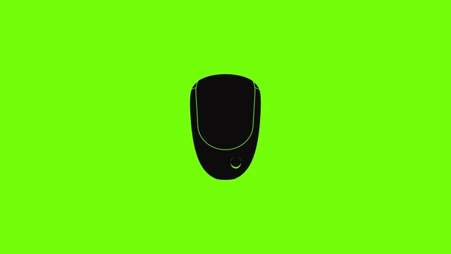 Electronic glucometer icon animation