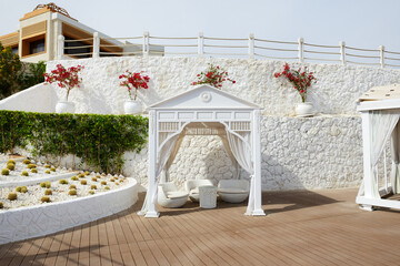 Beach at the luxury hotel, Sharm el Sheikh, Egypt - 449264539