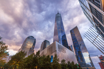 One World Trade Center with surroundings, Manhattan, New York, USA
