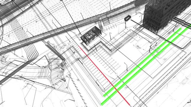 Clash detection in BIM infrastructure model &ndash; utility networks intersection conflict	