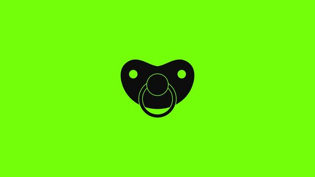 Girl nipple icon animation