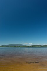 Lipno, Lipno Valley Reservoir is a waterworks built on the Vltava River in 1952–1959. With an area of 48.7 km2, it is the largest dam reservoir and the largest body of water in the Czech Republic.