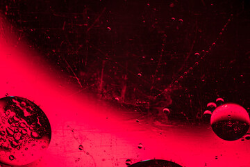 Abstract background similar to drops of water, the result of mixing water and oil. Full color....