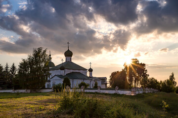 Church of Elijah the Prophet (Ilinskaya), 17th century. Gold ring of Russia. Kostroma region, Kostroma, Russia.