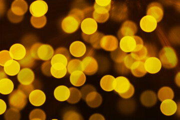 Bokeh light abstract blurred colorful background. New year holidays decoration concept glitter vintage background.