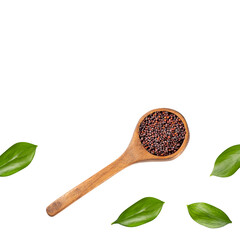 Organic brown mustard seeds - Healthy Food