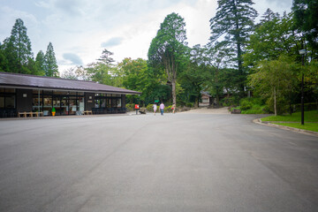 宮崎県小林市、西諸県郡高原町、都城市、鹿児島県霧島市の高千穂峰を登山している風景 Scenery of climbing Takachiho Peak in Kobayashi City, Nishimorokata-gun Takaharu-cho, Miyakonojo City, Miyazaki Prefecture and Kirishima City, Kagoshima 