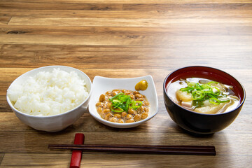 シンプルな朝食