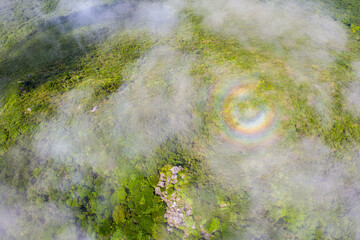 鹿児島県指宿市の開聞岳をドローンで撮影した空撮映像 Aerial footage of Mount Kaimon-dake in Ibusuki City, Kagoshima Prefecture, taken by drone.