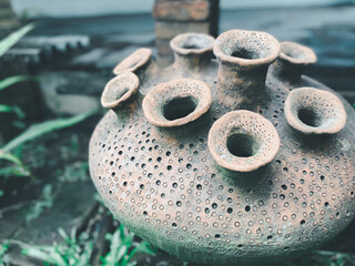 Antique decorative items decorate in restaurant