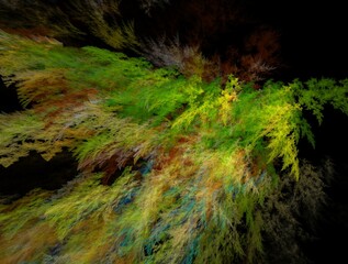 Imaginatory fractal background generated Image